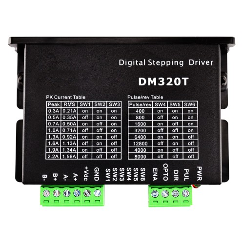 Controlador paso a paso digital DM320T para motor paso a paso Nema 8, 11, 14, 16, 17