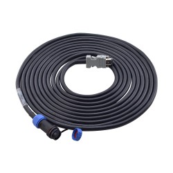 Cable de extensión de codificador de 5 m con conector de aviación IP65 para servomotor serie T6