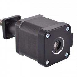 Tuerca de Tornillo Antiretroceso Motor Lineal Externo Nema 17 17E19S0406AB-300RA Plomo 2mm Longitud 300mm