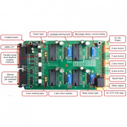 Controlador de motor paso a paso de 4 ejes ST-6560V4(compatible con MACH3, KCAM4, EMC2)