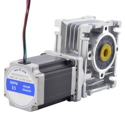 Motorreductor Helicoidal Nema 23 23HS30-2804S-RV30-G7.5 L=76mm con 7.5:1 Reductor Helicoidal