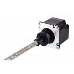 Motor Paso A Paso Lineal No-Cautivo Nema 23 Pila 45mm 2A Polmo 2mm/0,07874" Longitud 300mm