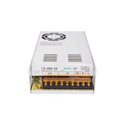 24V Fuente conmutada S-400-24 para motor paso a paso (400W 16,7A)
