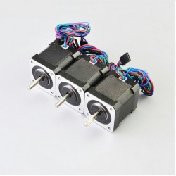 3 Piezas Motor Paso A Paso NEMA 17 3-17HS19-2004S1 59Ncm 4 Alambres con Cable 1m y Conector