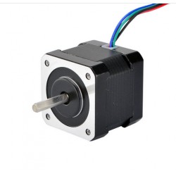 3 Piezas Motor Paso A Paso NEMA 17 3-17HS16-2004S1 45Ncm 4 Alambres con Cable 1m y Conector