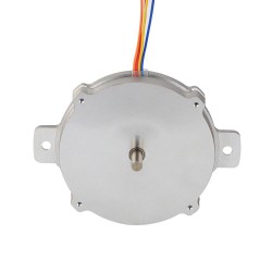 Motor paso a paso de panqueque redondo Nema 24 24HR04-1004S 1,8deg 6Ncm 1A Φ60x9,6mm 4 Alambres