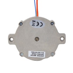 Motor paso a paso de panqueque redondo Nema 24 24HR04-1004S 1,8deg 6Ncm 1A Φ60x9,6mm 4 Alambres