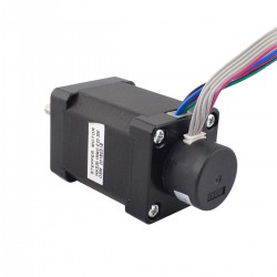 Motor paso a paso de bucle cerrado nema 14 14HS20-1504D-E22-300 40Ncm codificador 300CPR