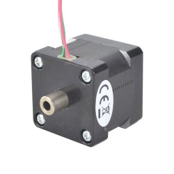 Motor paso a paso de eje hueco Nema 14 14HS14-1254H doble eje 16Ncm 1.25A 4Alambres