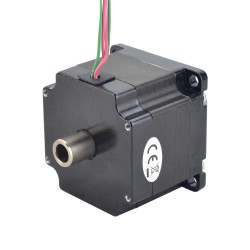 Motor paso a paso de eje hueco Nema 23 23HS18-2004H doble eje 0,78Nm 2,0A 4 Alambres