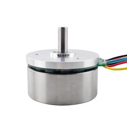 Ф61.2x34mm Motor de Rotor Externo 60BLE34-24-01 24V 3740RPM 0,284Nm 100W 5,3A