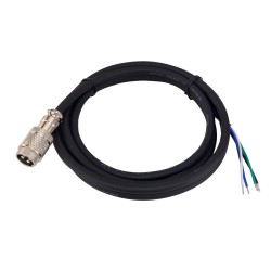 Cable de extensión de 1,7m AWG20 con conector de aviación GX16 para motores paso a paso de bucle cerrado Nema 23 y 24