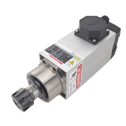 Motor Husillo CA Cuadrado Refrigerado por Aire GDZ93×82-2.2C4 380V 2,2KW 18000RPM 300Hz Pinza ER25