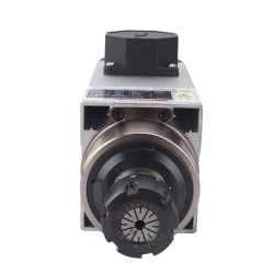 Motor Husillo CA Cuadrado Refrigerado por Aire GDZ93×82-2.2B4 220V 2,2KW 10A 18000RPM 300Hz Pinza ER25