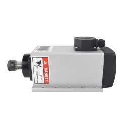 Motor Husillo CA Cuadrado Refrigerado por Aire GDZ105×102L-3.5C4 380V 3,5KW 18000RPM 300Hz Pinza ER20