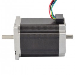 Motor Paso A Paso de Doble Eje Nema 24 24HS34-3008D Uni/Bipolar 3,1Nm 8 Alambres