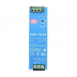 Meanwell NDR-120-24 Fuente de poder riel DIN 24VCC 5A 120W