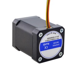 Motor paso a paso de alta temperatura Nema 17 17HS24-2104S-H 65Ncm Clase de aislamiento H 180 ℃