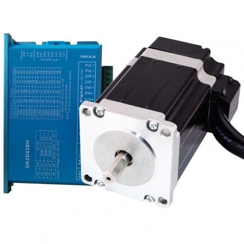 Kit Motor Paso a Paso de Bucle Cerrado Nema 23 1-OK2D42BH-23HS30 1,9Nm 2,8A con Controlador y Cable