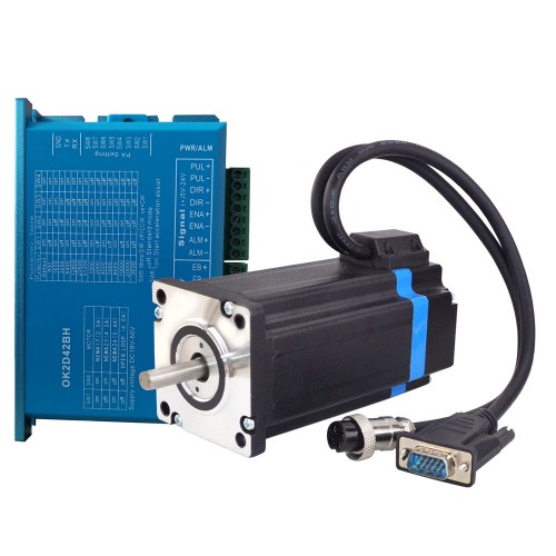 Kit Motor Paso a Paso de Bucle Cerrado Nema 24 1-OK2D42BH-24HS40 4,25Nm 5,8A con Controlador y Cable