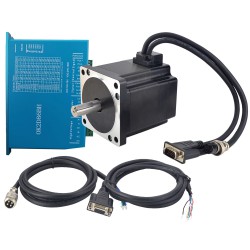 Kit Motor Paso a Paso de Bucle Cerrado Nema 34 1-OK2D86BH-34HE31 4,8Nm 6,0A con Controlador y Cable