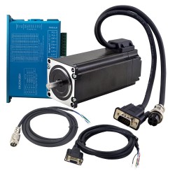 Kit Motor Paso a Paso de Bucle Cerrado Nema 23 1-OK2D42BH-S30A 3,0Nm 4,20A con Controlador y Cable