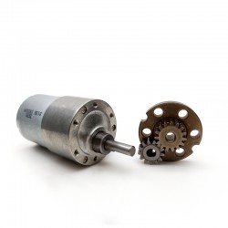 20 piezas 12V/24V Motorreductor de CC brushed motor pmdc GM37-3530 con caja de engranajes rectos