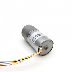 20 piezas Φ25mm 12V/24V Motorreductor de CC brushed GM25-TEC2430 con caja de engranajes rectos