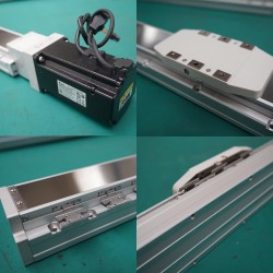 Módulo lineal de doble carril, actuador de guía lineal FCH60 50-1000mm con servomotor de 400 W