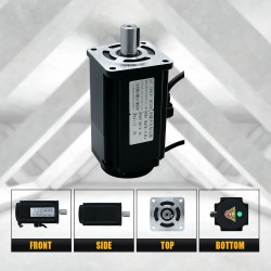 Kit de controlador y servomotor de CA de 400 W/600 W/750 W/1000 W, 110 V/220 V, 1,27 Nm-3,8 Nm para sistemas CNC y PLC