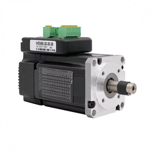 Servomotor integrado 36V Nema 23 JMC iHSV60-30-20-36 200W 0,65 Nm trifásico 3000RPM 60x60 mm