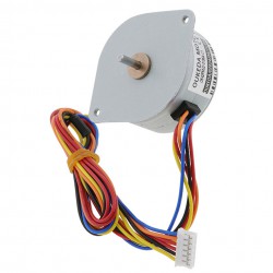 Motor paso a paso de imán permanente 12V Oukeda PM42 OK42PM22-0186A-C1 7,5grados 4,90Ncm 6 cables
