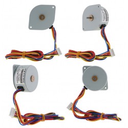 Motor paso a paso de imán permanente 12V Oukeda PM42 OK42PM22-0186A-C1 7,5grados 4,90Ncm 6 cables