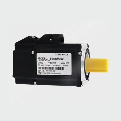Servomotor CC 36V 60ASM200 200W 7,6A 0,63Nm 3000RPM trifásico 60x60mm con codificador de 2500 líneas