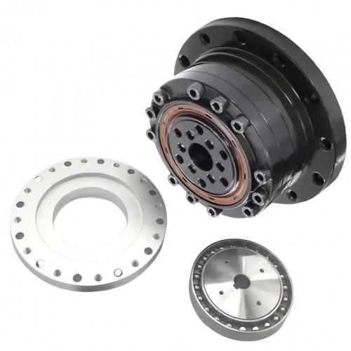 Reductor armónica tipo copa serie ZXS20 relación 30:1/50:1/80:1/100:1 para motor paso a paso/servomotor