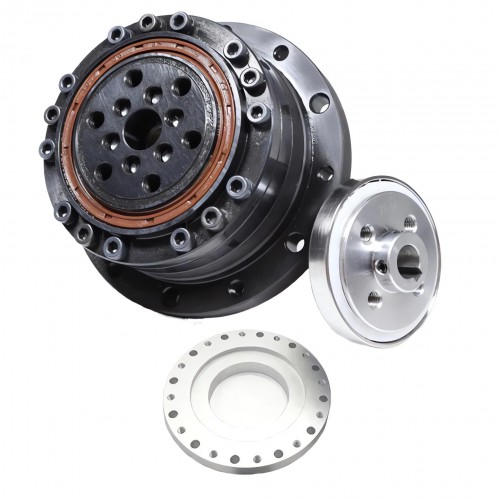 Reductor armónica tipo copa serie ZXS relación 30:1/50:1/80:1/100:1/120:1,huelgo 30 arc-sec