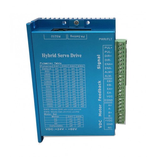Controlador de motor paso a paso de bucle cerrado HBS86H 20~80 V CA/30-110 V CC para motor paso a paso NEMA 34