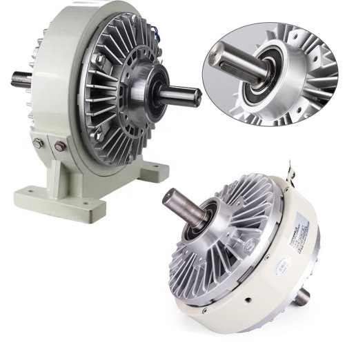 Embrague de partículas magnéticas de doble eje serie FL-S, 6 Nm-50 Nm, 24 VCC