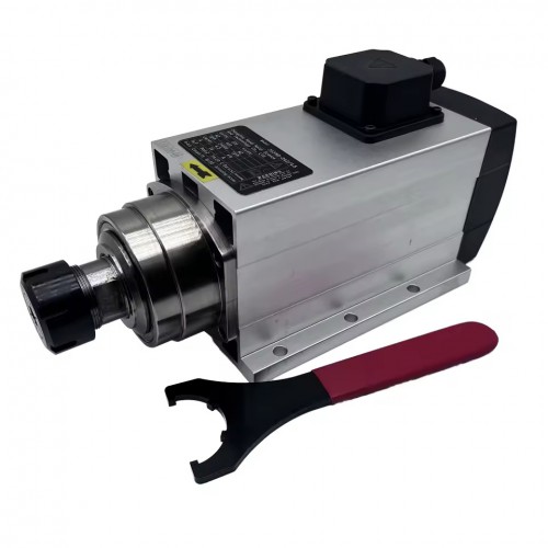 Motor de husillo CNC refrigerado por aire GDZ120x103-4.5, 220V/380V, 4,5kW, 18000rpm/24000rpm, pinza ER32, 400Hz