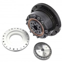 Reductor armónica tipo copa serie ZXS20 relación 30:1/50:1/80:1/100:1 para motor paso a paso/servomotor