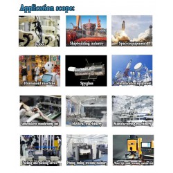 Reductor armónico de la serie ZXJ relación 30:1/50:1/80:1/100:1, huelgo 30 arc-sec