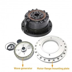 Reductor armónica tipo copa serie ZXS relación 30:1/50:1/80:1/100:1/120:1,huelgo 30 arc-sec