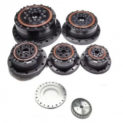 Reductor armónica tipo copa serie ZXS relación 30:1/50:1/80:1/100:1/120:1,huelgo 30 arc-sec