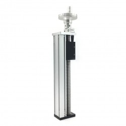 Mini mesa deslizante manual de husillo de bolas DXG6042, módulo lineal CNC con volante