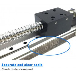 Mini mesa deslizante manual de husillo de bolas DXG6042, módulo lineal CNC con volante