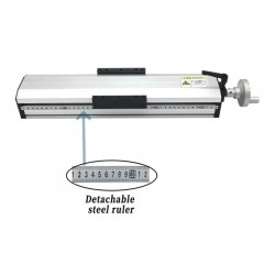 Corredera de husillo de bolas manual totalmente sellada QMF90, etapa de traslación lineal CNC, módulo de guía lineal