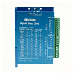 Controlador de motor paso a paso de bucle cerrado bifásico HB808C, CA 18-80 V para motores Nema 17/23/24