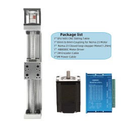 Etapa lineal motorizzato DXG-YR60, kit de mesa deslizante CNC con motor paso a paso de bucle cerrado Nema 23 y kit de controlador