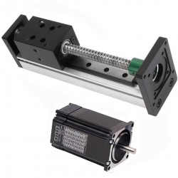Etapa lineal motorizada OSP001606, módulo de husillo de bolas CNC con riel guía único y motor paso a paso Neme 23