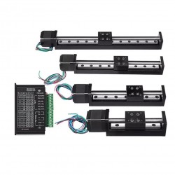 Mesa deslizante de tornillo trapezoidal CNC OSP001607, etapa lineal motorizada con motor paso a paso Nema 11